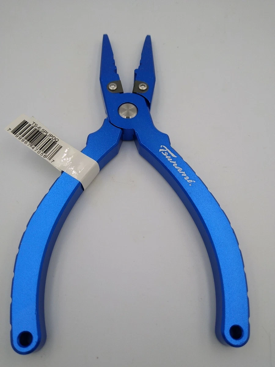 Tsunami Aluminum Fishing Pliers W/ Side Cutters 6.5 Assorted