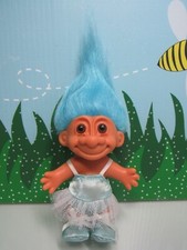 BALLERINA IN AQUA TUTU - 5" Russ Troll Doll - NEW IN ORIGINAL BAG - Rare