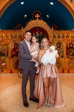 BHLDN X Flor et.al Beata V-Neck Pleated Gown Pink Ballgown