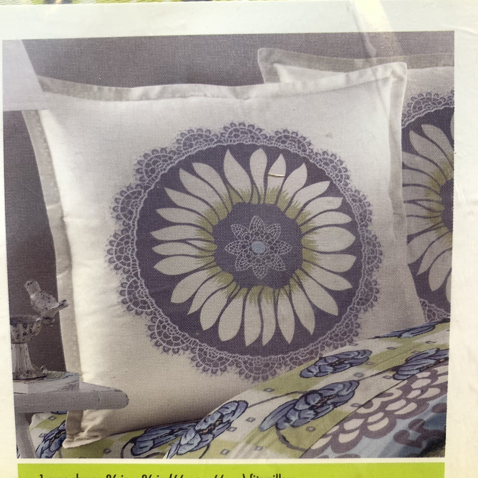 Welspun USA Inc. Amy Butler Lace Work Euro Sham for sale online eBay