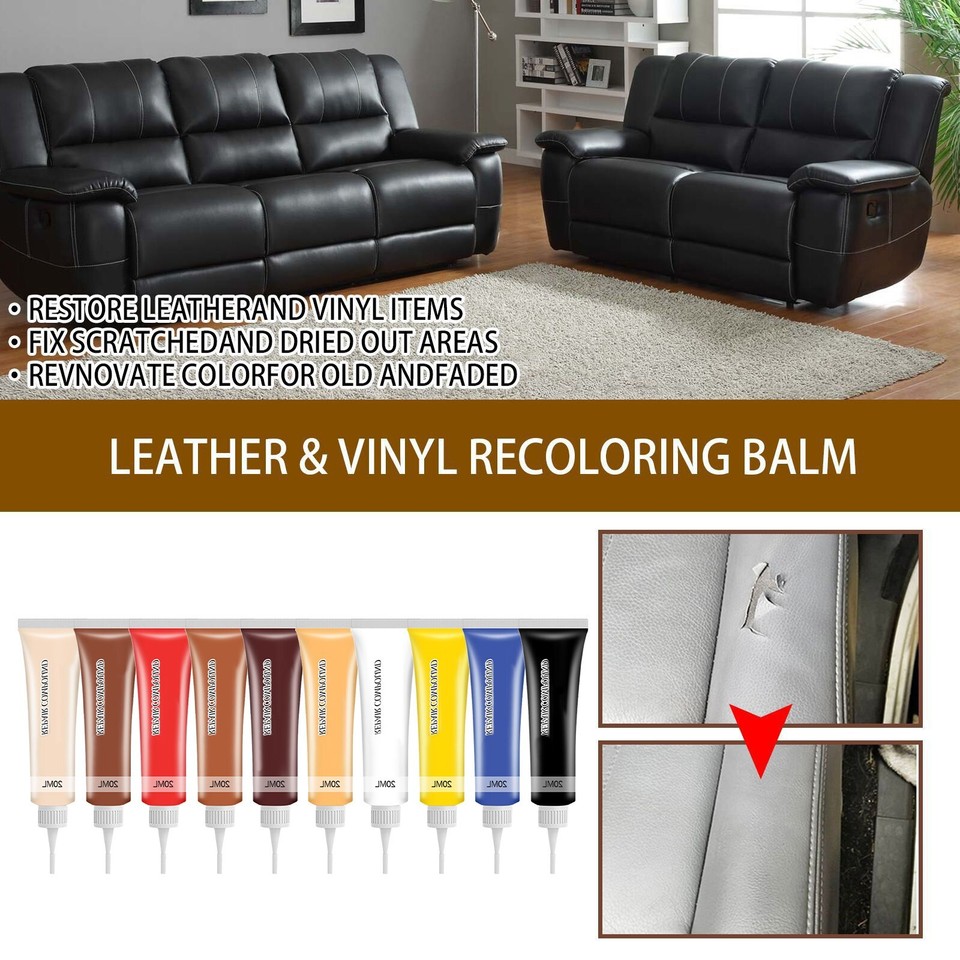 20ml Advanced Leather Repair Kit Filler Vinyl DIY Car Seat Patch Sofa