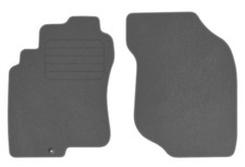 Veloursfußmatten für Nissan X-Trail I Bj. 2001 - 2007 Automatten VORNE GRAU PREM