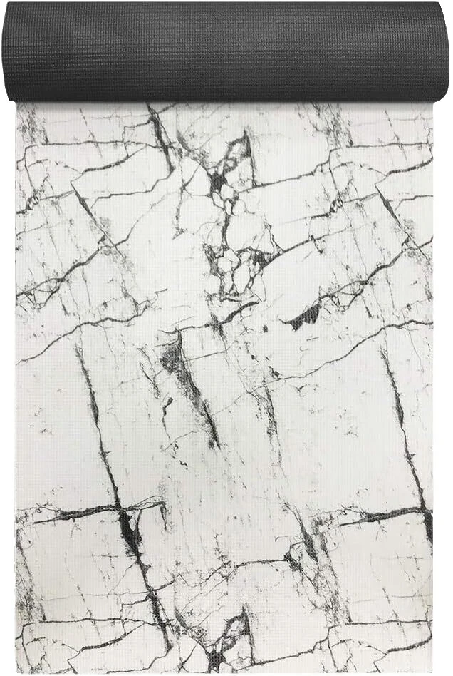 White PVC Alfombras de Yoga y Pilates y toallas antideslizantes