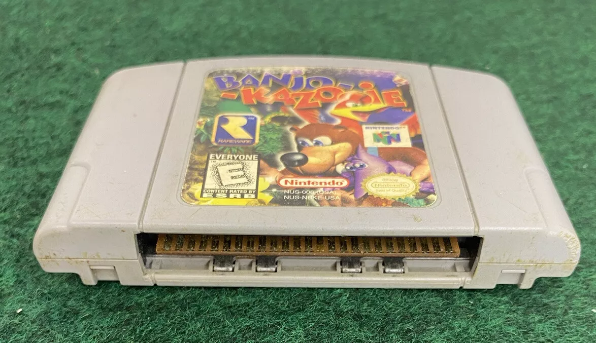 N64 Banjo-Kazooie Nintendo 64 Game Authentic Cartridge Only Tested