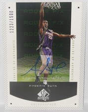 2002-03 UD SP Authentic Amare Stoudemire Autograph RC 150 Auto Rookie #1223/1500