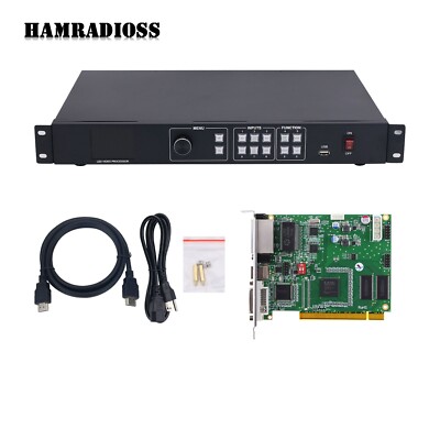 TS802D + AMS-MVP300 Linsn LED Control Card & LED Video Processor f/ Video Wall
