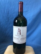 Magnum Grand Vin de Chateau Latour 2000 Pauillac Empty Bottle No Cork 1.5 L
