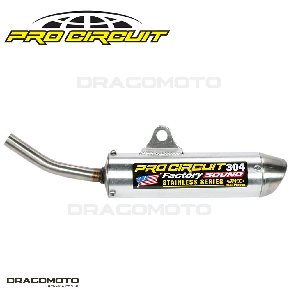 Pot d'échappement Pro Circuit 304 pour Honda CR 85 RB Expert 2003-2007 en aluminium et inox