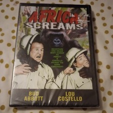 NEW Africa Screams DVD Bud Abbot Lou Costello & Shemp Howard Comedy Movies 
