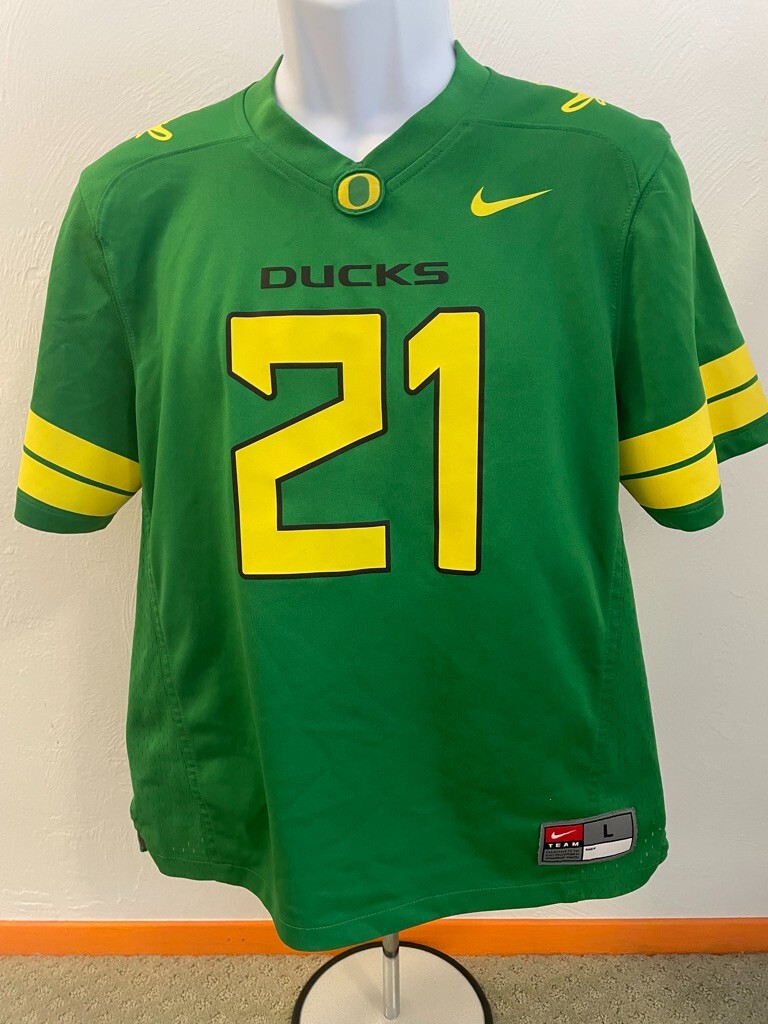 Nike Women's Green Oregon Ducks LaMichael James #21 Jersey Size