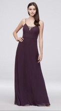 **Gorgeous Toasted Plum Evening Gown~Size 6**