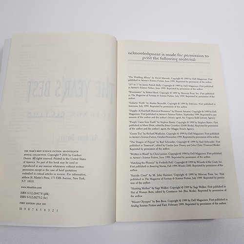 The Years Best Science Fiction Seventeenth Annual Collection Dozois Paperback - Picture 6 of 7