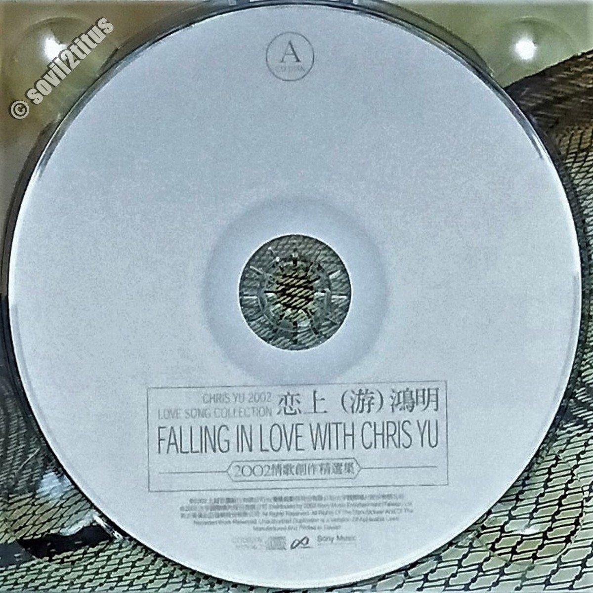 CD 2002 Falling In Love With Chris Yu Love Song 恋上游鸿明