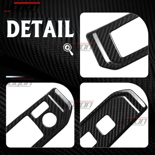 Dry Carbon Window Lift Panel Trim Cover For Toyota Land Cruiser LC300 J300 2022+ - Picture 5 of 9