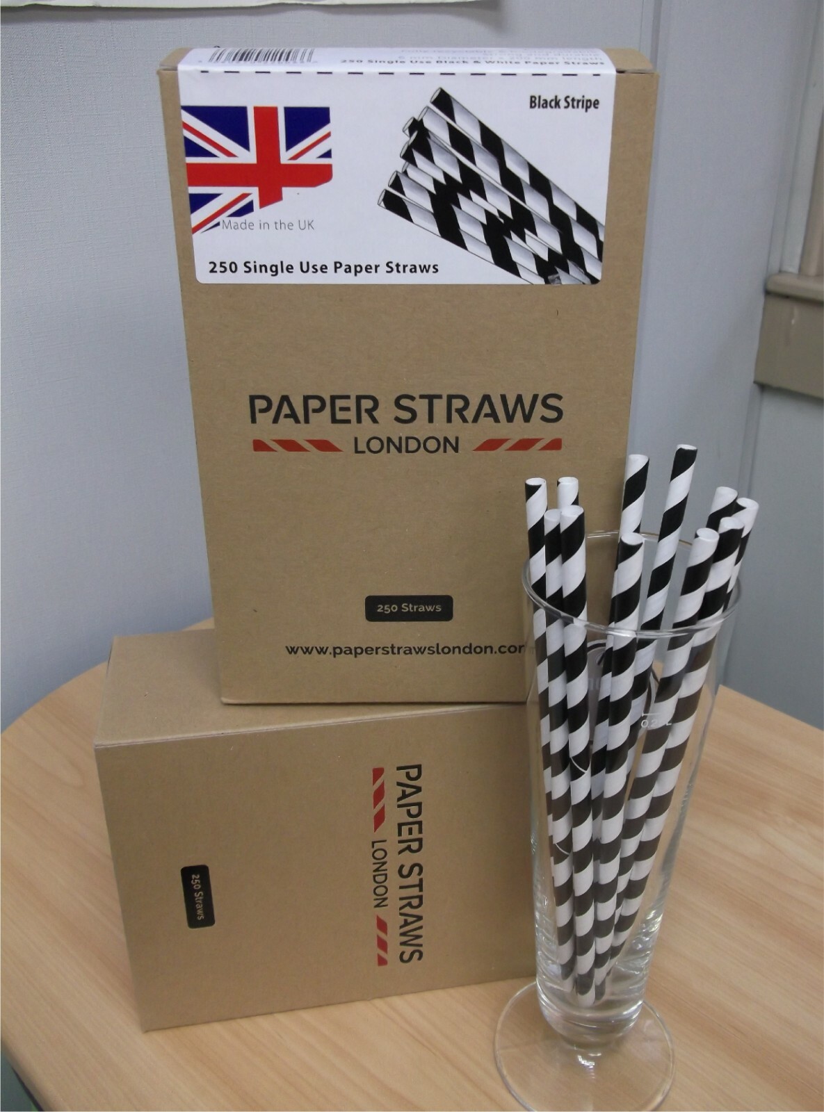 Paper Straws London 6mm x 200mm UK Manufactured,BRC Accredited Food