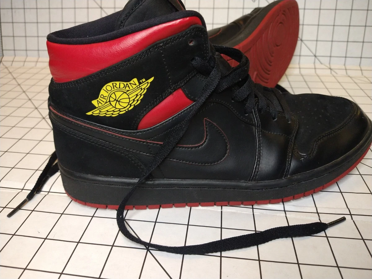 jordan 1 red black yellow