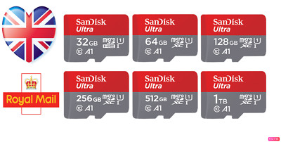 SanDisk Ultra Micro SD 64GB 128GB 256GB 400GB 512GB 1TB SDXC Speicherkarte 120MB/s