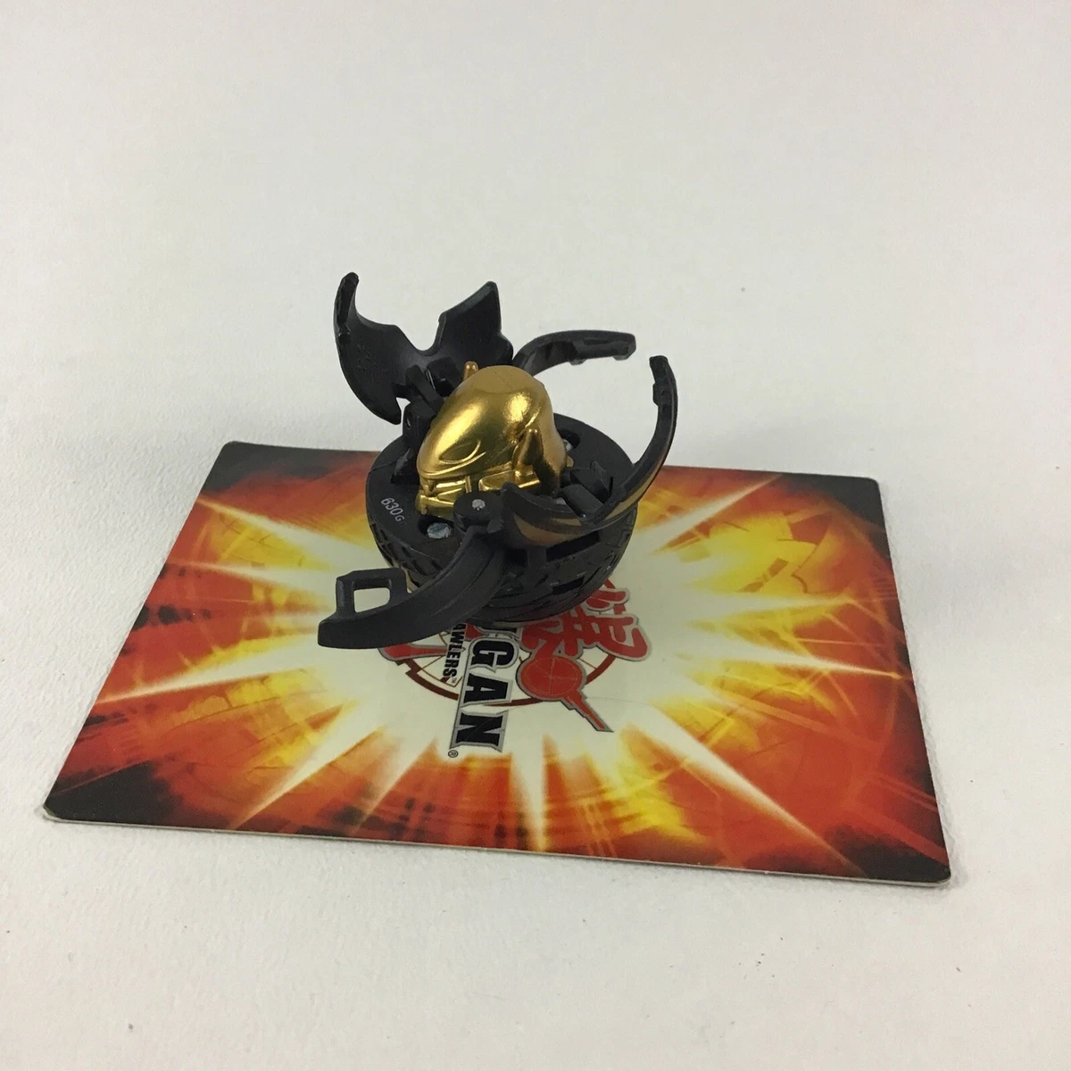 Bakugan Preyas Diablo 630G Black Gold Variant Game Toy Figure Ball Spin  Master | eBay