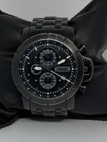 Fossil JR1266 Mens Black Stainless 