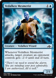 Vedalken Mesmerist - Foil x1 - Guilds of Ravnica - NM-Mint, English - Guilds of