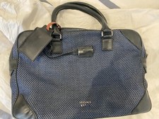 Borsa uomo Versace Collection blu ciottoli usata in buone condizioni per W