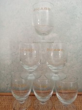SEI bicchieri Ricard anice francese vintage anni 60-70