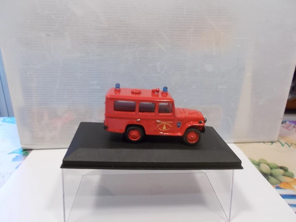 cp.43 fiat campagnola 59 carrozzeria savio vigili del fuoco sc1/43 - Immagine 2 di 4