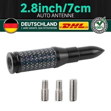 Auto Antenne 7cm Stabantenne Radio Empfang AM/FM Dachantenne inkl. + 3 Adaptern