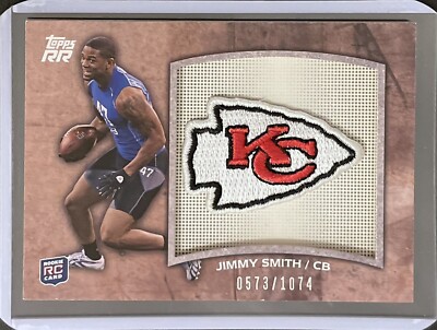 Jimmy Smith - Jersey Logo Patch - Rookie - 2011 Topps RR - Numbered /1074