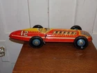 Vintage Marx Tin Large Wind Up Boat Tail Race Toy