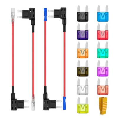 Mini Sicherungshahn Add A Circuit Sicherungen Adapter Huckepack Sicherungen Halter mit KFZ