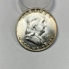 1949 Franklin Half Dollar Key Date Bu++ Touch of Color