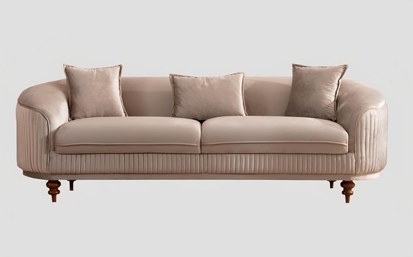 Sofa 3 Sitzer Design Sofas Polster Moderne Sitz Stoff Neu MöBel Couch-image