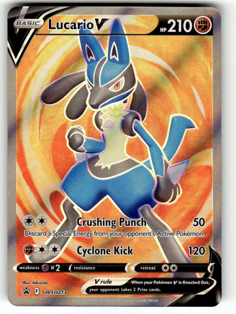 Pokemon TCG SWSH: Sword & Shield Promo Cards #SWSH213 Lucario V NM