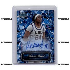 2025 Bowman U Sapphire - #SSA-AM Aneesah Morrow Rookie Sapphire Auto SP