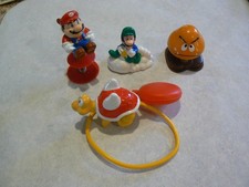McDonalds 1989/90 Super Mario Bros 3 Nintendo Happy Meal Toys--Set of 4 Toys