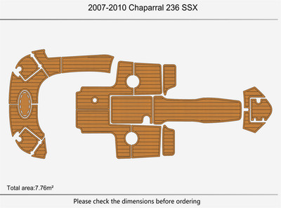 2007-2010 Chaparral 236 SSX DB DuraEVA Boat flooring