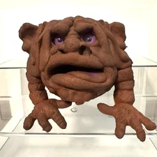 Boglins Doink Squeel 1987 Retro Rubber Hand Puppet Monster Purple eyes