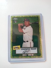 2021 Topps Chrome Chadwick Tromp Rookie Green /99 Parallel #94 Baseball Giants 