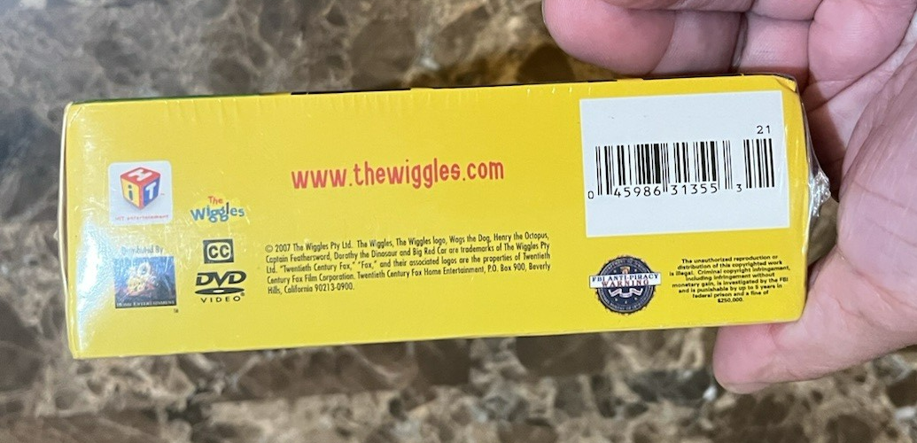 The Wiggles Wiggly Giggly Adventures DVD 2007 3 Disc Set Mfg Steve