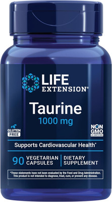 Taurine, Pure Taurine Amino Acid Supplement, Heart, Liver and Brain Health, Long