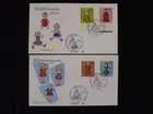 dolls Fur Die Wohfahrt x2 FDC Germany 1968 (2)