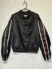 Dodge Mopar Parts Bomber Jacket Black Red White Official Collection Size XL