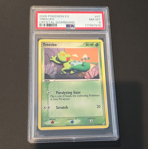 Treecko graded PSA 8 for sale on eBay