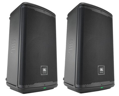 2x JBL EON710 10'' Powered Speaker Active Monitor Bluetooth 5.0 Streaming (Pair)