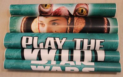 Star Wars Episode 1 The Phantom Menace 1999 Lot of 4 Posters KFC Pizza Hut Taco