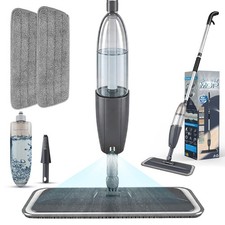 Spray Mop for Floor Cleaning with 360  Rotation - Multi-Surface Floor Cleaner...