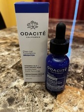 ODACITE Brightening Vitamin C & E + Hyaluronic Acid Serum 1 oz 30 mL Full Size