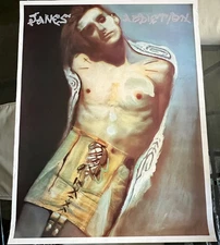 Jane's Addiction Perry Farrell Album Cover Vintage U.K. Import Poster 24 x 30.5