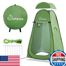 WolfWise Pop Up Changing Tent Beach Camping Outdoor Privacy Shower Room 6.2ft Ta
